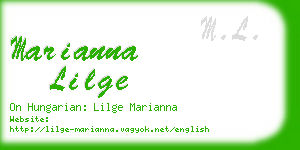 marianna lilge business card